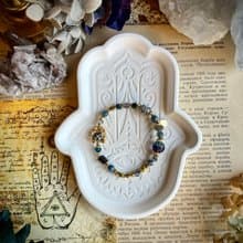 -印地安喵-天然水晶手鏈/黃銅手鍊