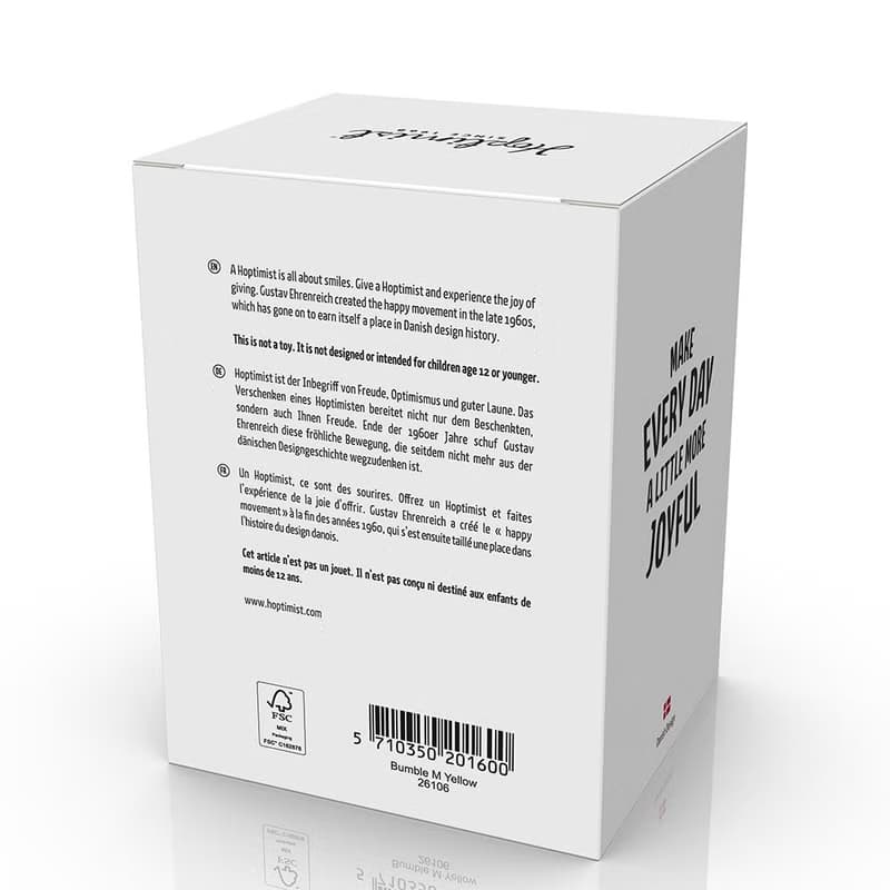 【哈特寶】Hoptimist Bumble M 丹麥微笑彈簧公仔-黃