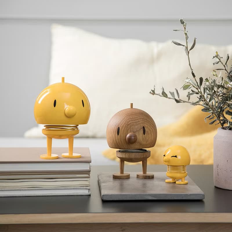 【哈特寶】Hoptimist Bumble M 丹麥微笑彈簧公仔-黃