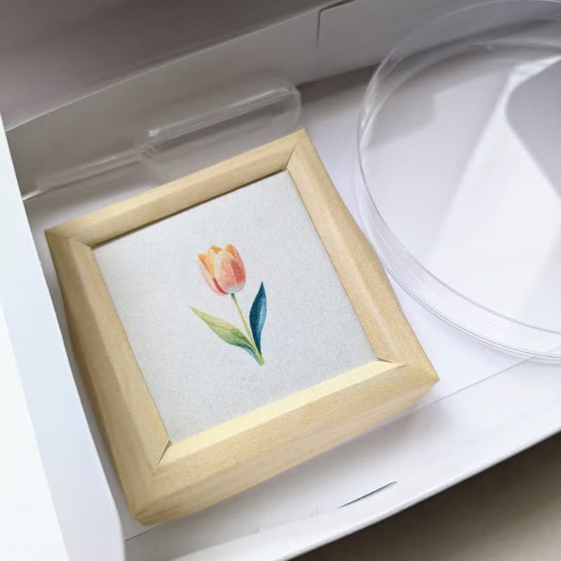 融化飾品 / 相框 / 鬱金香 / 莫桑石 / 項鍊