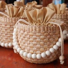 HotSummer woven bag, women's handbag, vintage bag