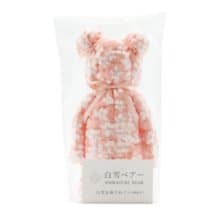 京友禪染小熊汗巾 / 櫻 粉紅色