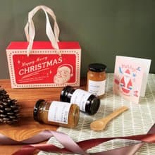 【聖誕禮盒】紅色聖誕130g三入提盒組 | 限量 交換禮物