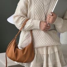 韓國 The Ally | HAILEY BAG | 棕色 | 手袋 單肩包