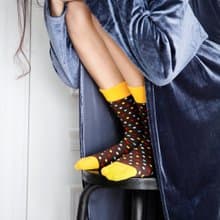 Swiss Chocolate∣瑞士巧克力波卡- 設計襪∣台灣製∣抑菌除臭