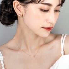 京華鑽石 迪士尼 10K玫瑰金 共0.02克拉 米奇與米妮系列鑽石項鍊