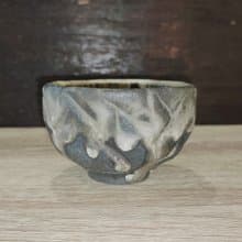 柴燒原礦手作刀削杯-柴燒灰釉-鶯歌陶藝家李玟叡