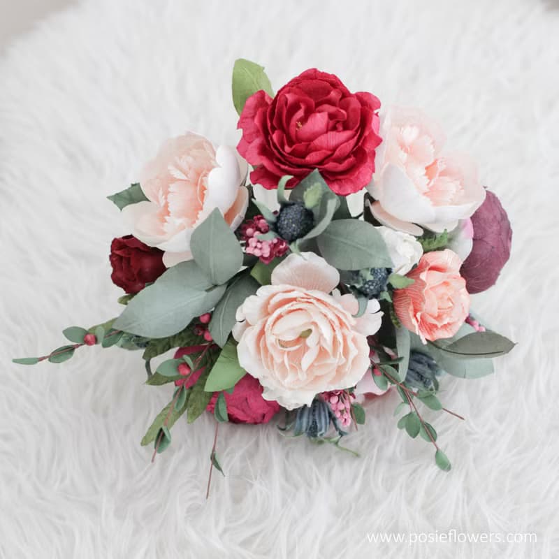 THE BEST DAY | Paper Flower Bridal Bouquet