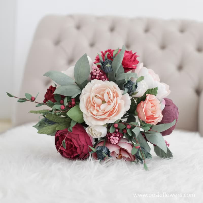 THE BEST DAY | Paper Flower Bridal Bouquet