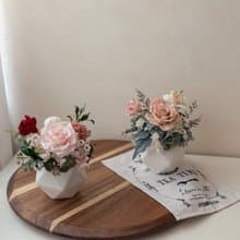 優雅氣質 盆花 永生花 桌花 居家佈置