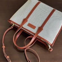 真皮手提包 復古大容量單肩包 帆布托特包 牛皮斜挎包 休閒斜背包