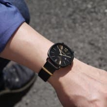 Hush Puppies 六十週年紀念錶(HP3875)-黑金