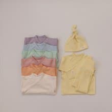韓國春季糖果色系柔軟彈力棉質新生兒套裝 •Pring Newborn Set•