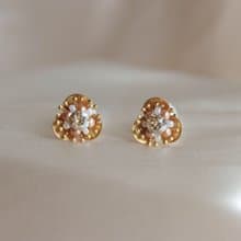 蒔花 黃銅  施華洛世奇 SWAROVSKI 鑽
