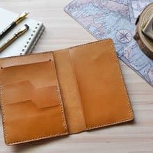 護照套 義大利牛皮手作 焦糖棕 多色可選 免費刻字與包裝