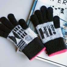 智慧手機相容手套　fluffy gloves Hi! black