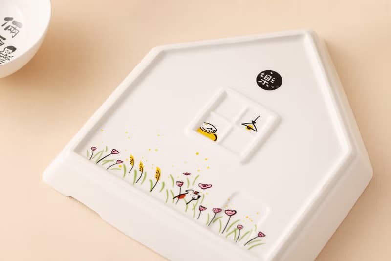 【Mao's樂陶陶 x 奇亞子】厝內倆倆相愛 一房兩廳餐盤組