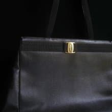 【老時光 OLD-TIME】早期二手義大利製Salvatore Ferragamo肩背包