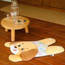 小布靈靈噗噗墊  80s復古昭和小狗坐墊地墊 刺繡布藝