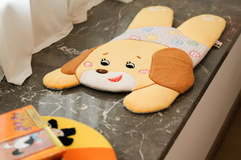 小布靈靈噗噗墊  80s復古昭和小狗坐墊地墊 刺繡布藝