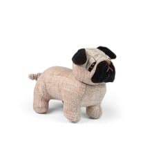 英國Dora Design高品質設計動物布偶造型紙鎮(卡其色鬥牛犬款)