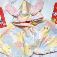 現貨+訂做 兔兔躲貓貓 幼兒斗篷