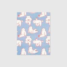 big big cat riso poster - yoga