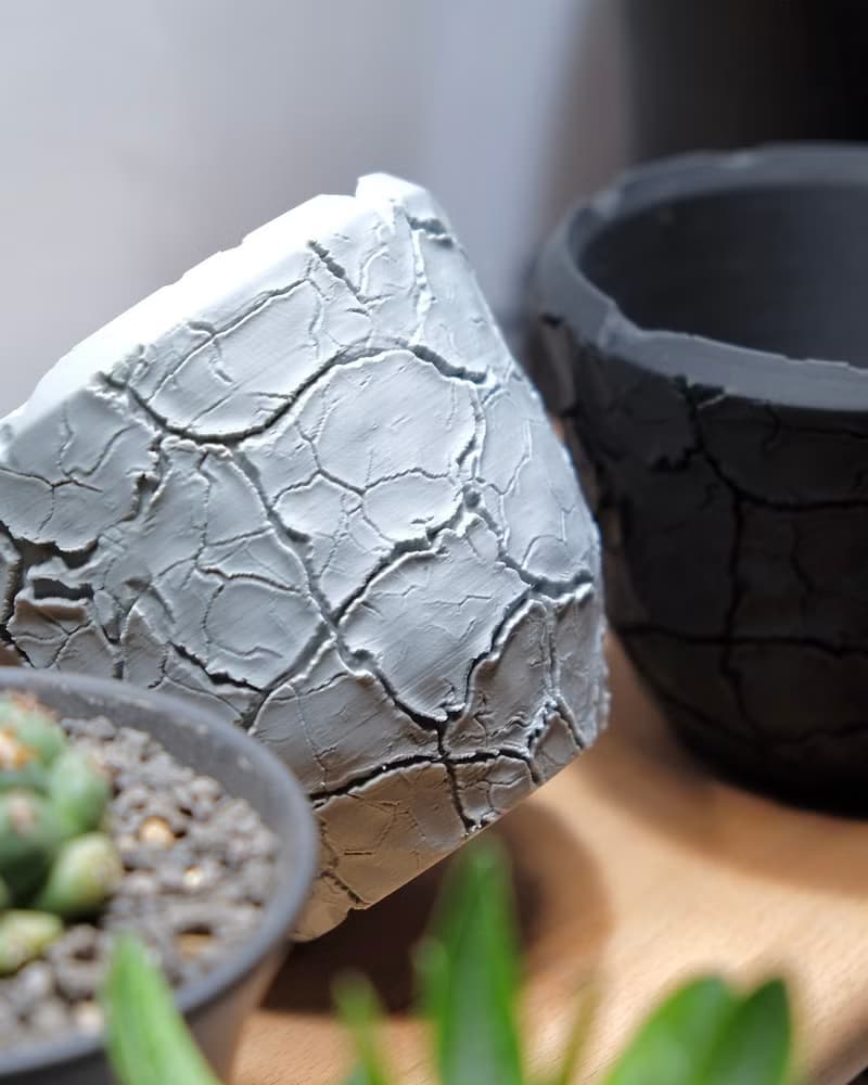 CBP013植木鉢 原創設計/3D列印/多肉塊根植物/盆器盆栽/送禮