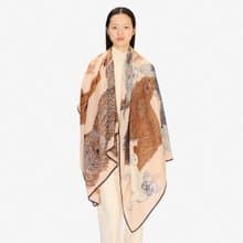 【INOUI EDITIONS】TOUTOU 羊毛圍巾100 - 米色