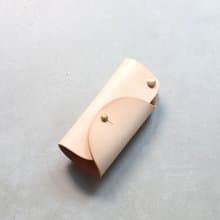 Minimal 鑰匙包∣原色植鞣牛皮革∣純銅五金∣多色