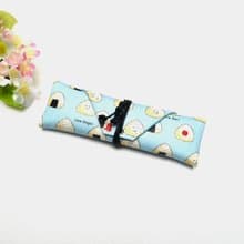 可愛飯糰-粉藍餐具包/筆收納袋 筆袋 餐具套 餐具袋 收納 環保