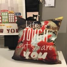 Life is tough, but so are you! - 抱枕 居家佈置 擺設 畢業禮物