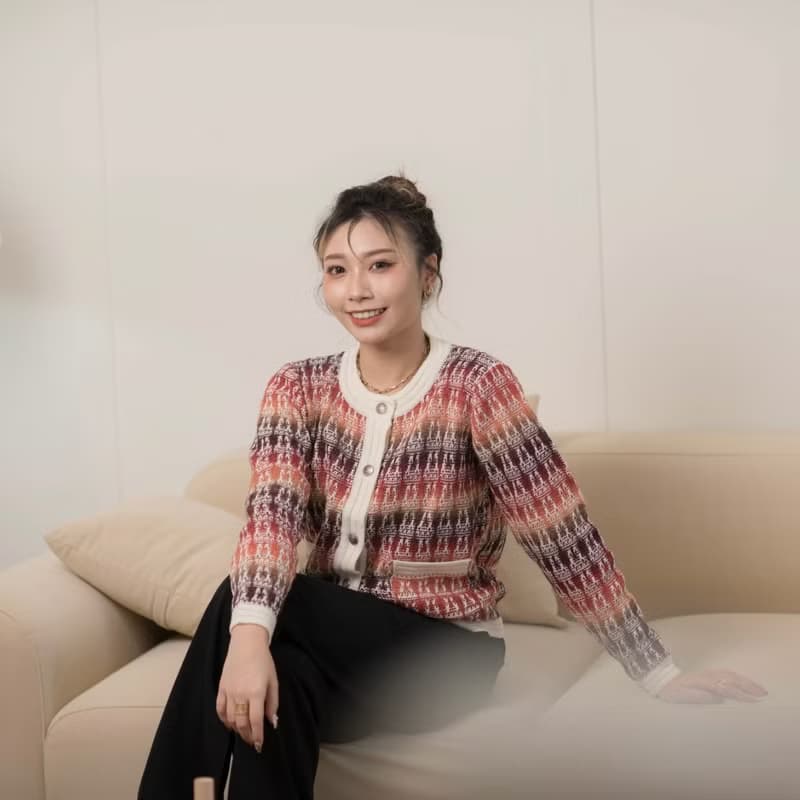 法式小香風針織外套  三色