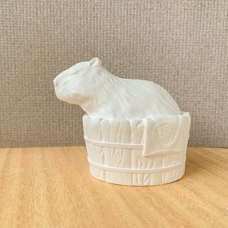水豚泡溫泉湯桶擴香石 附贈香氛精油/薰衣草/檸檬/甜橙 三種香味