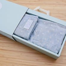 【彌月禮盒】棉花糖 手工有機棉二紗床包組