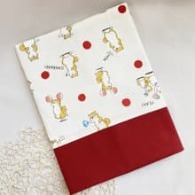 【芳小姐手作】手工刺繡 A5 書衣/書套/手帳 禮物可訂製柴犬款