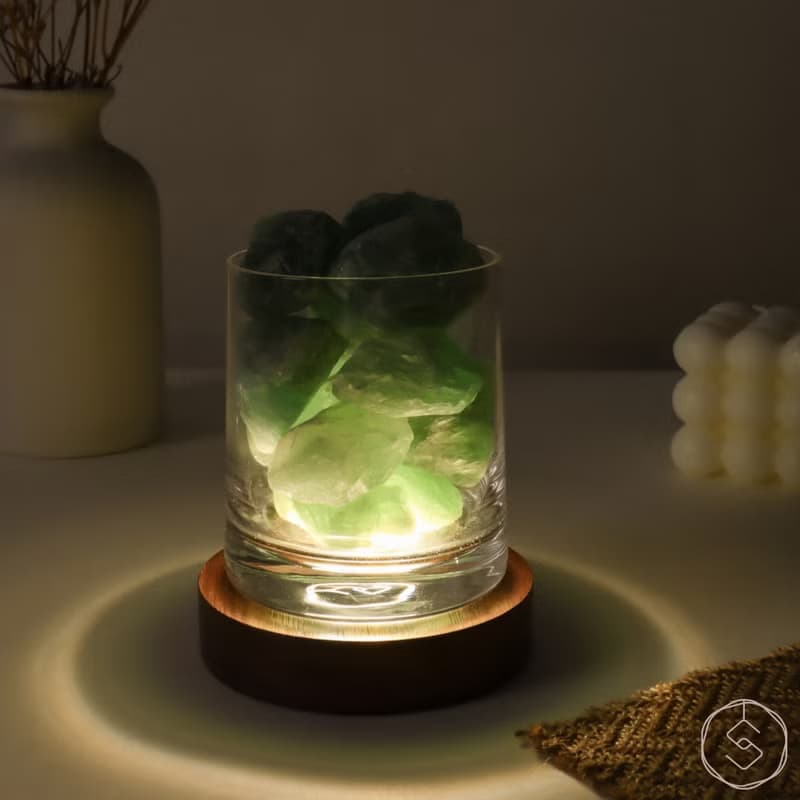 靈感寶庫 | 綠螢石 | 水晶氣氛燈