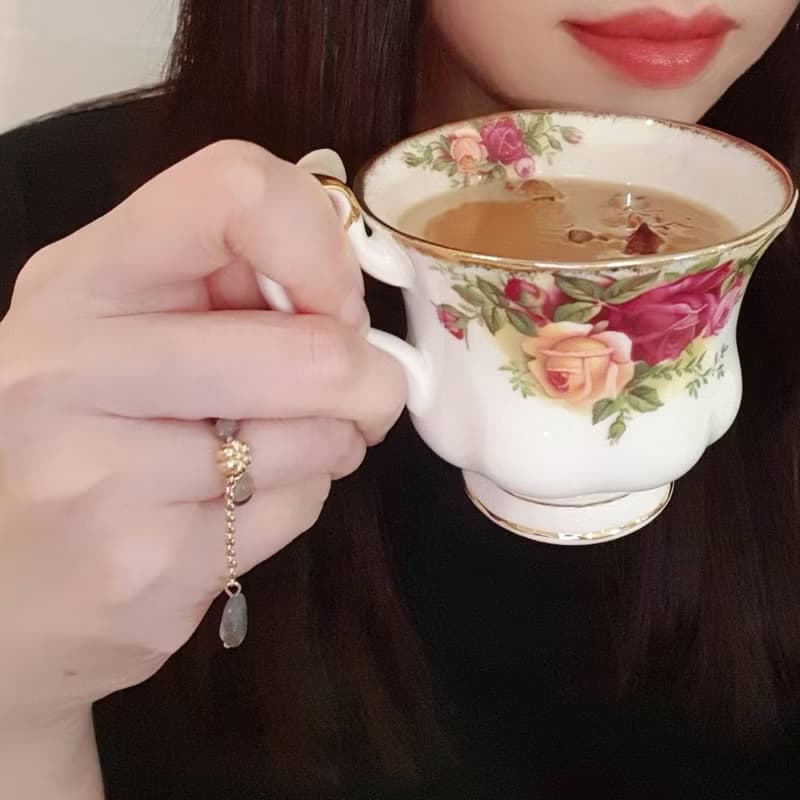 靜謐煙靄 天然晶石吊飾尾戒 (拉長石.紫黃晶.葡萄石)安神.招財