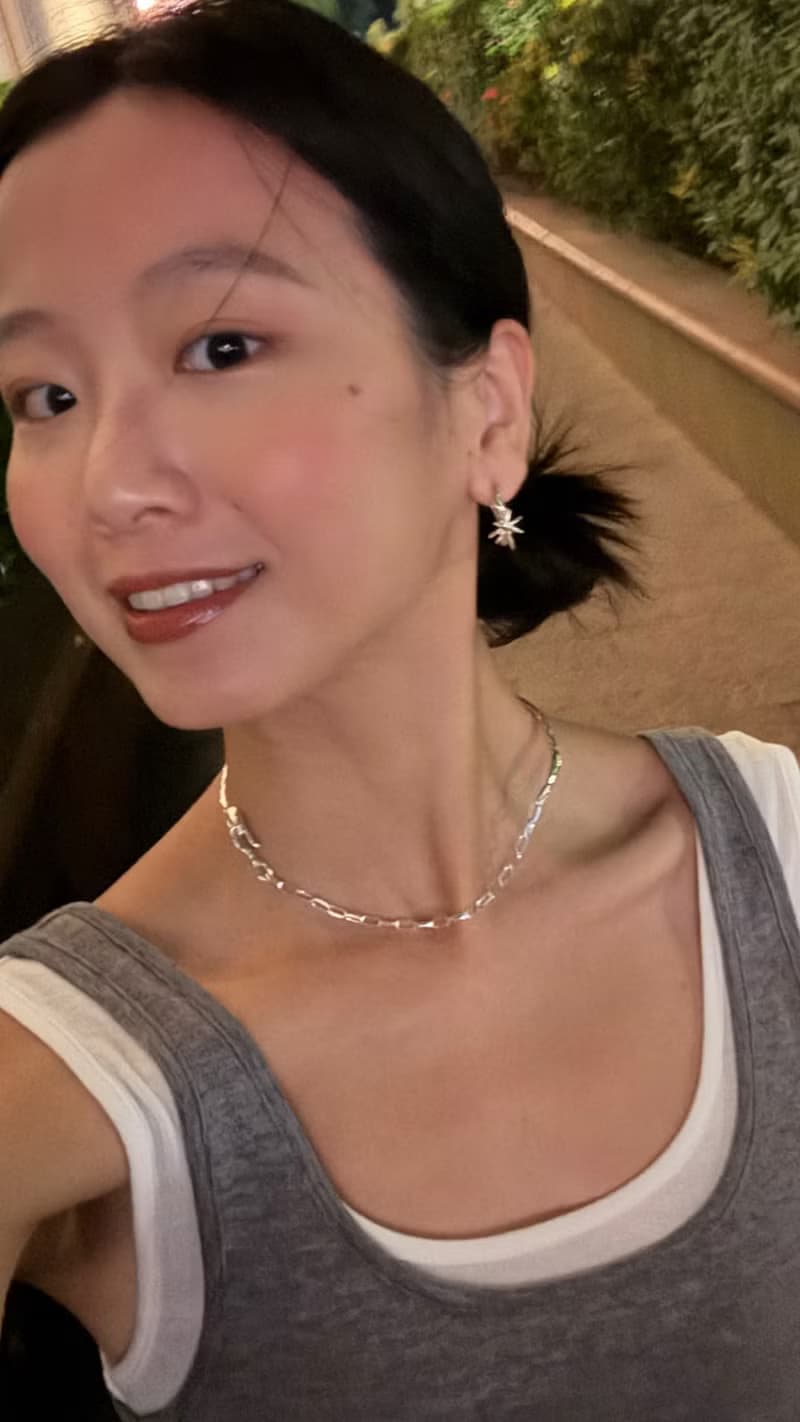 花的本質 不規則枝感頸鏈