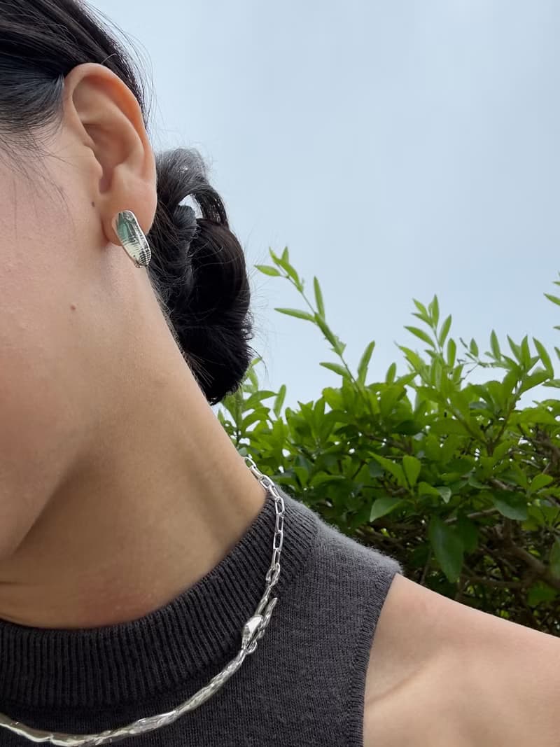 花的本質 不規則枝感頸鏈