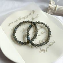 天然灰月光手鍊