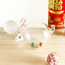 轉轉好運來 玻璃 骰子兔