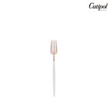 葡萄牙Cutipol GOA系列白玫瑰金18.5cm點心叉