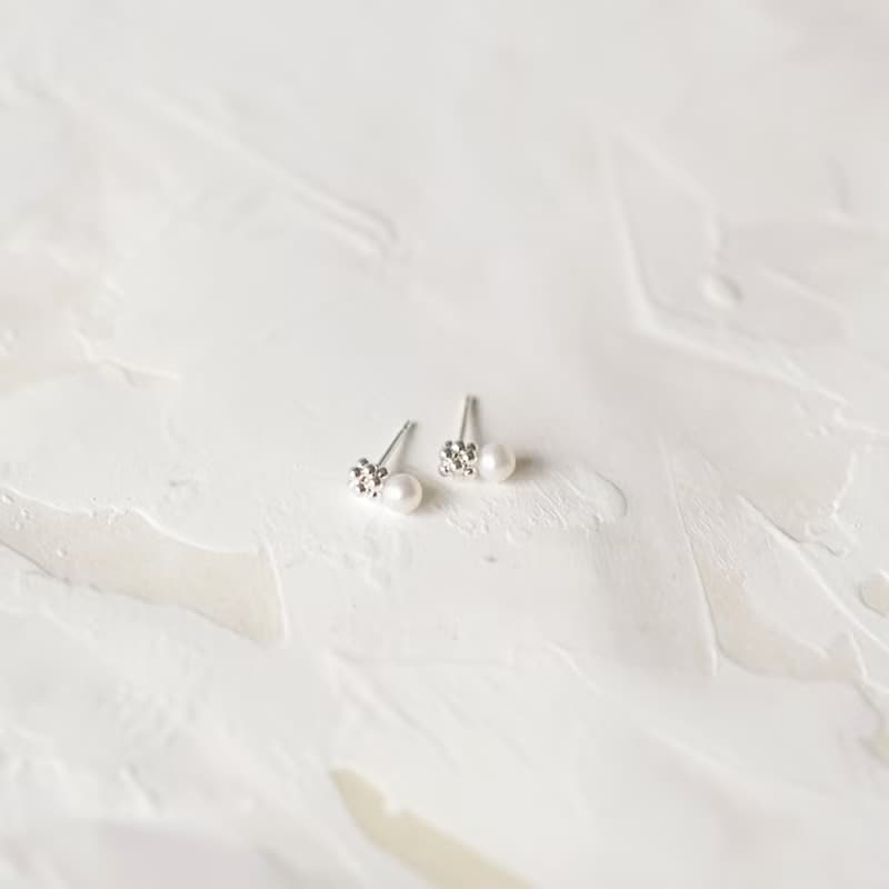 バブルパールピアス/イヤリングクリップ