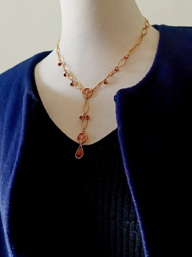vintage jewelry Givenchy 紀梵希 典雅水晶 項鍊