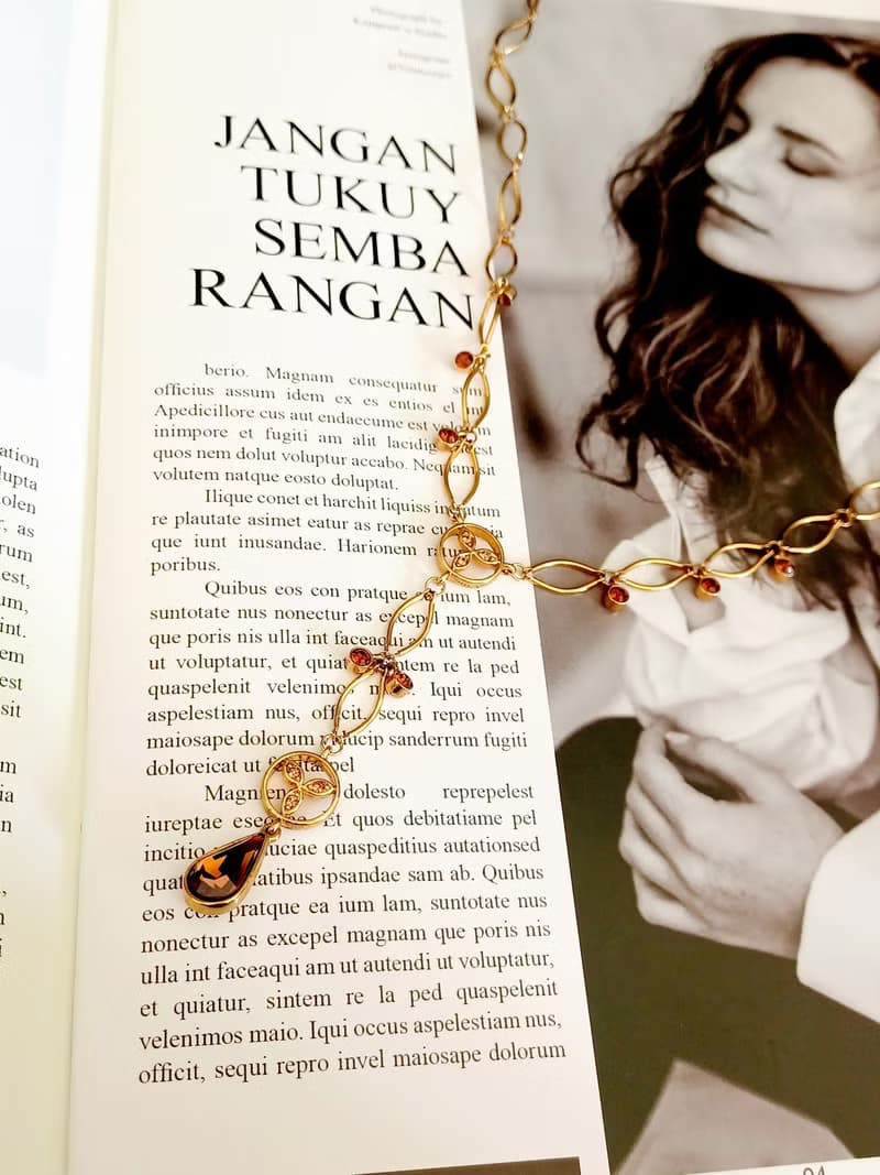 vintage jewelry Givenchy 紀梵希 典雅水晶 項鍊