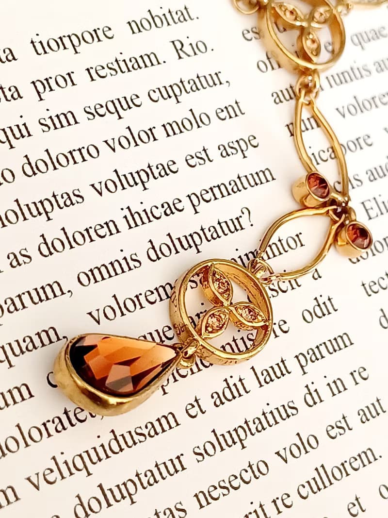 vintage jewelry Givenchy 紀梵希 典雅水晶 項鍊