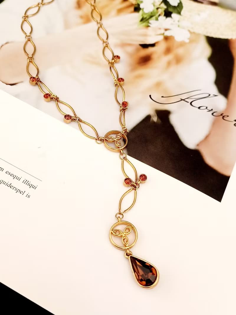 vintage jewelry Givenchy 紀梵希 典雅水晶 項鍊