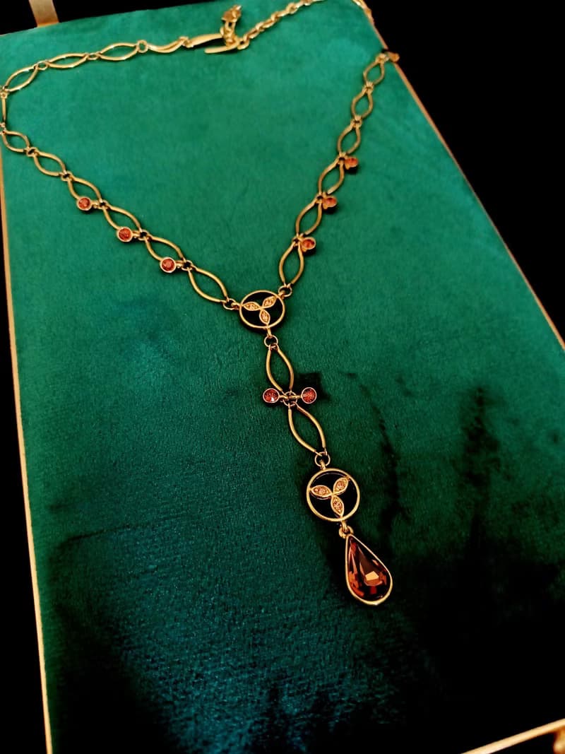 vintage jewelry Givenchy 紀梵希 典雅水晶 項鍊