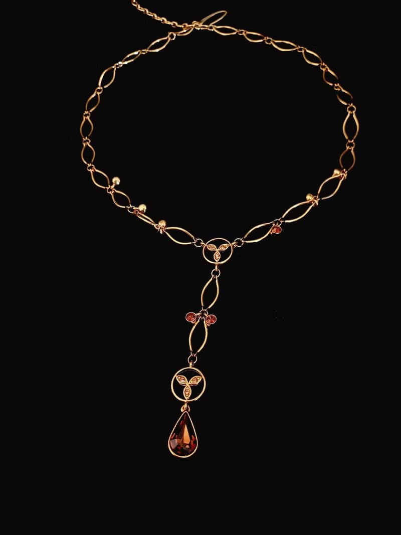 vintage jewelry Givenchy 紀梵希 典雅水晶 項鍊